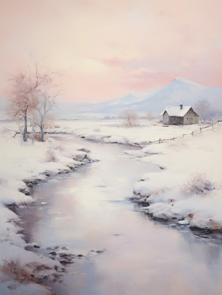 Dreamy Winter Painting Iceland 2