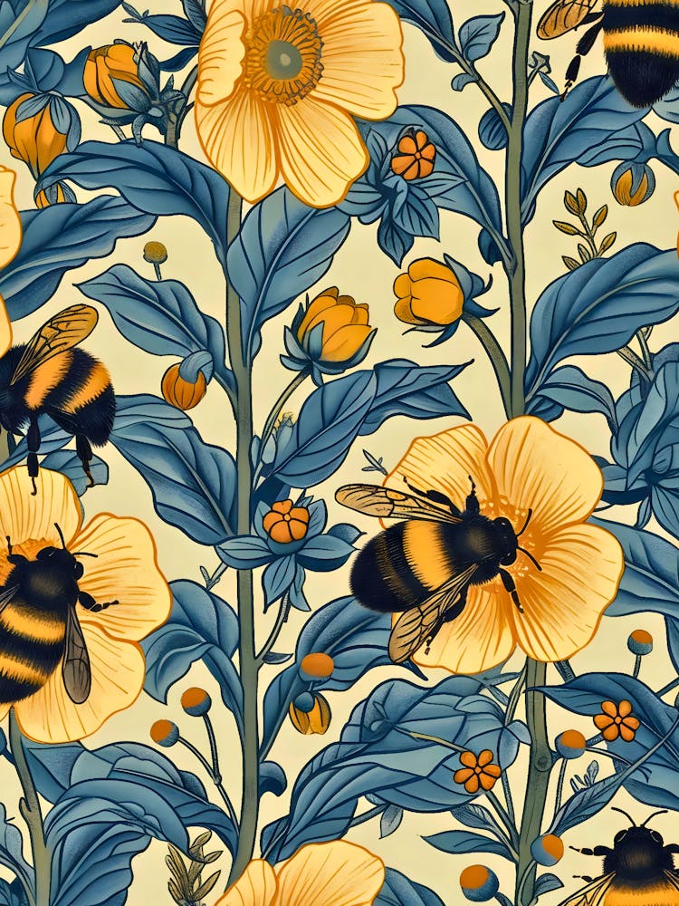 Bees And Flowers 2