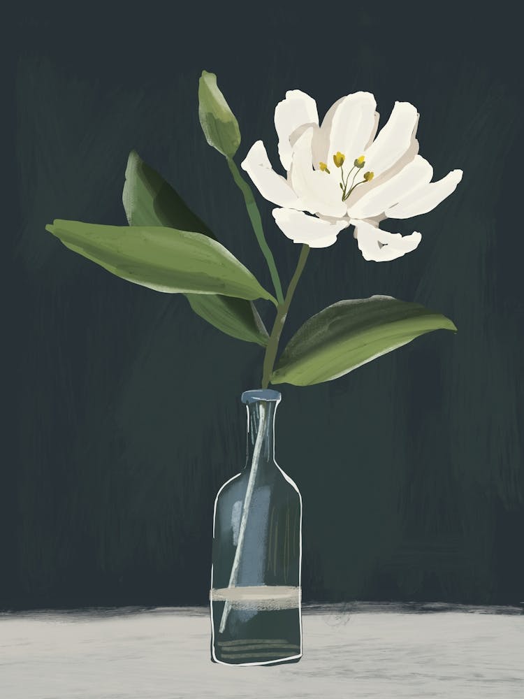 A Flower In A Vase