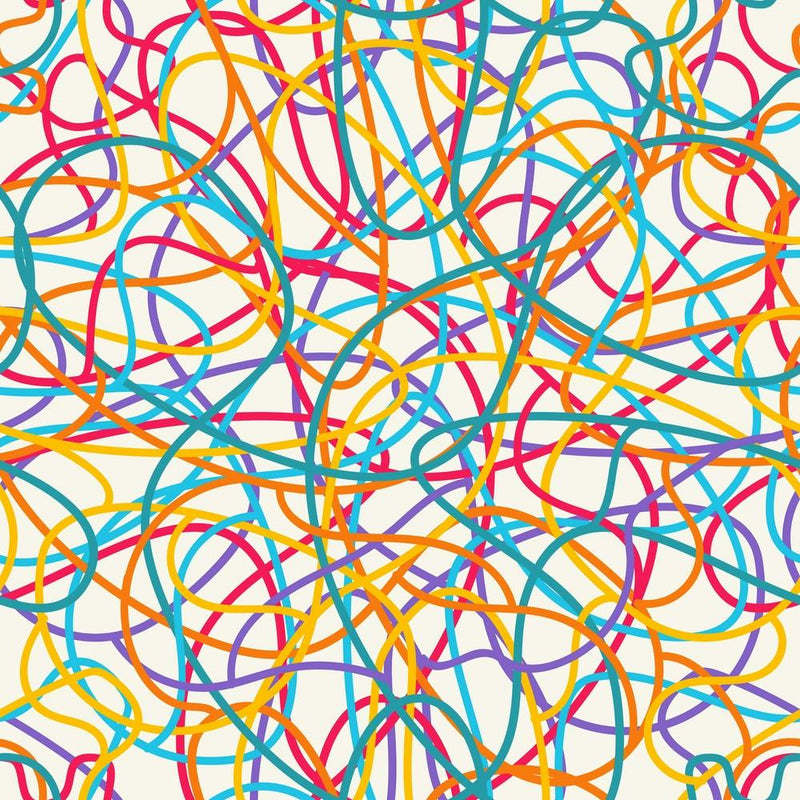Abstract Pattern With Colorful Lines