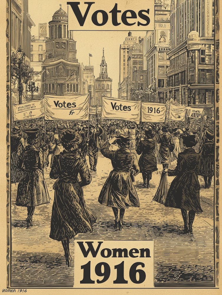 Aihrgdesign A Vintage Poster Of A Womens Suffrage March In 19 80b9fe9d 9488 43b5 9371 1c54db4a2acf 0