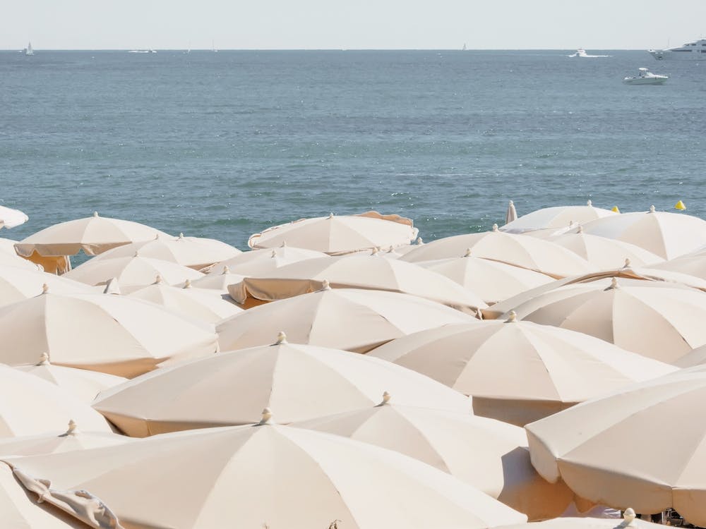 Italian Beach Umbrellas
