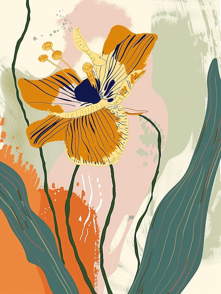 Colourful Flower Illustration Buttercup 4