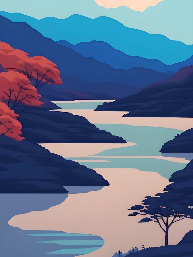 Sunset In The Mountains 4