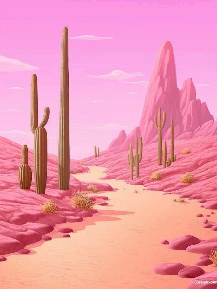 Cowgirl Pink Desert 5