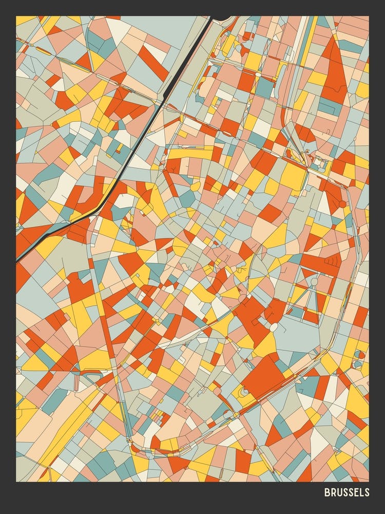 Brussels Belgium Map