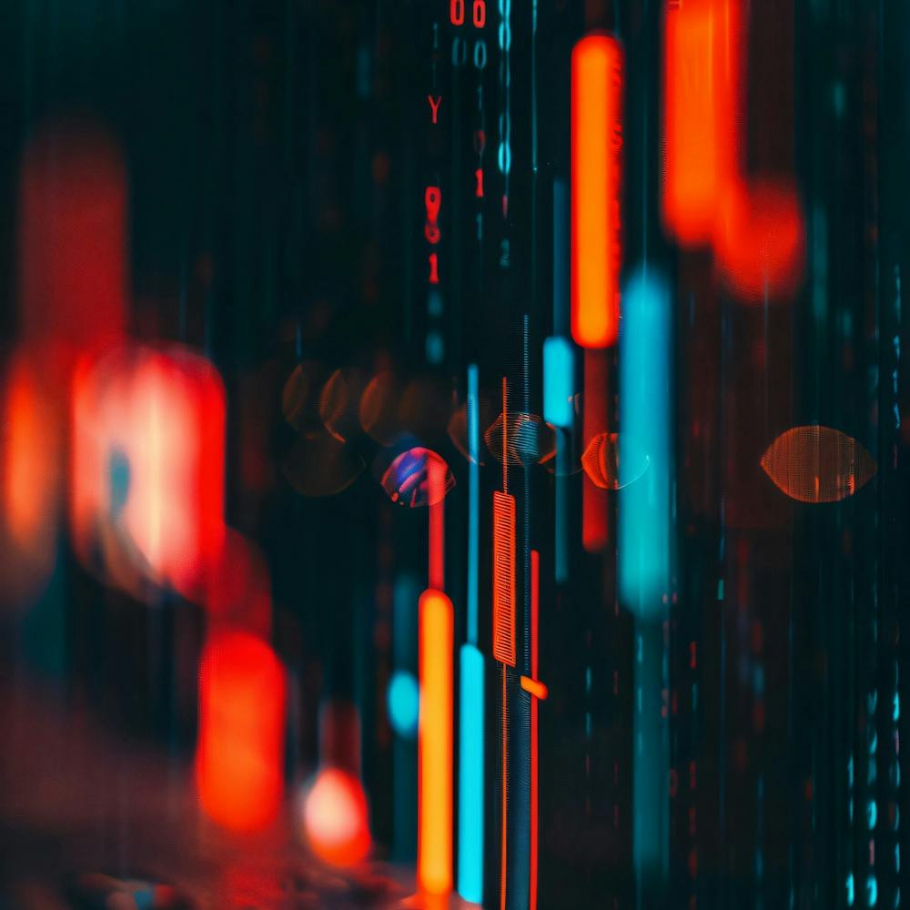 Blurry Lights In The City