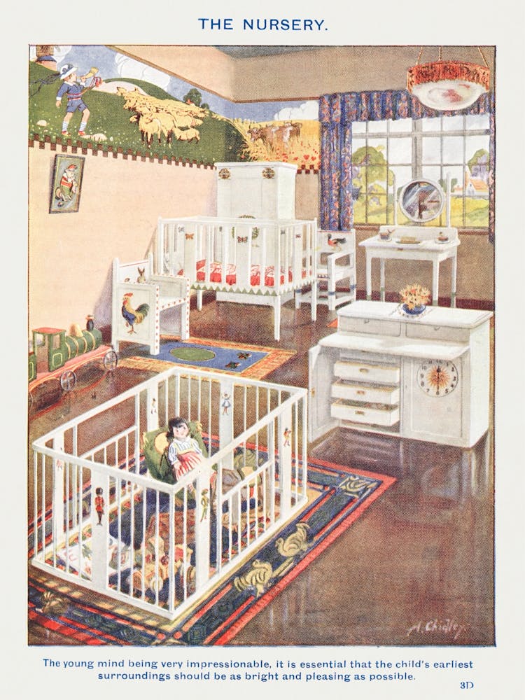 Das Kinderzimmer aus Mrs. Beetons Buch