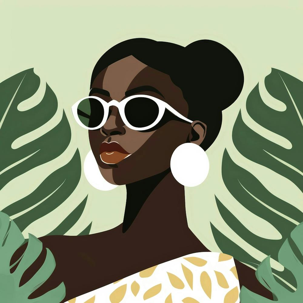 African Woman In Sunglasses 1