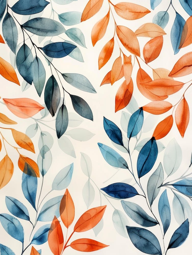 Watercolor Leaves 20