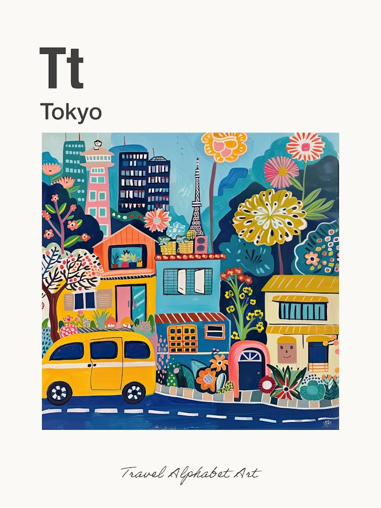 Kids Travel Alphabet  Tokyo 2