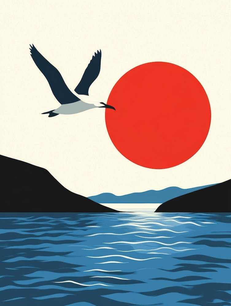 Seagull In Flight 2