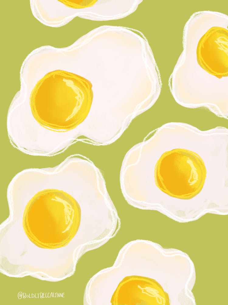 Fried Eggs Green