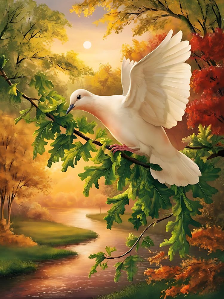 Dove In Autumn