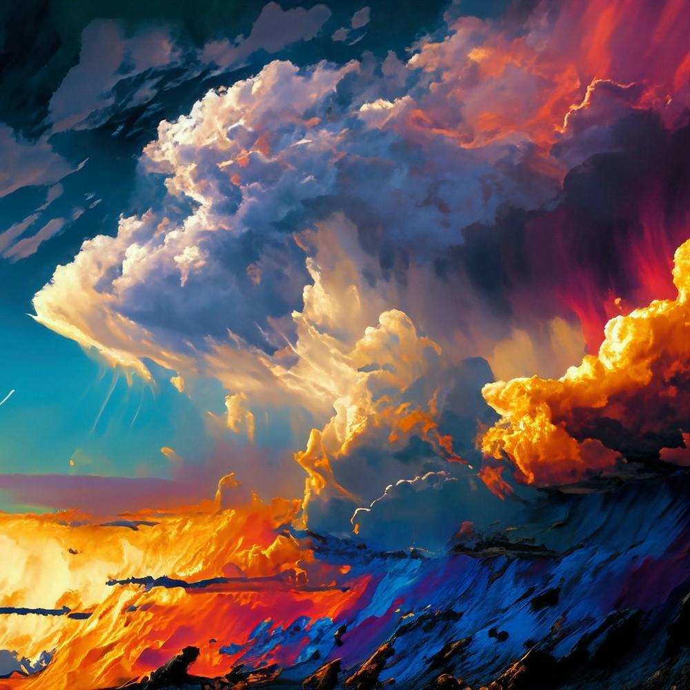 Colourful Storm Clouds