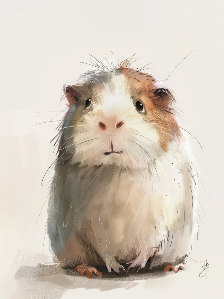 Charming Nursery Kids Animals Guinea Pig 3