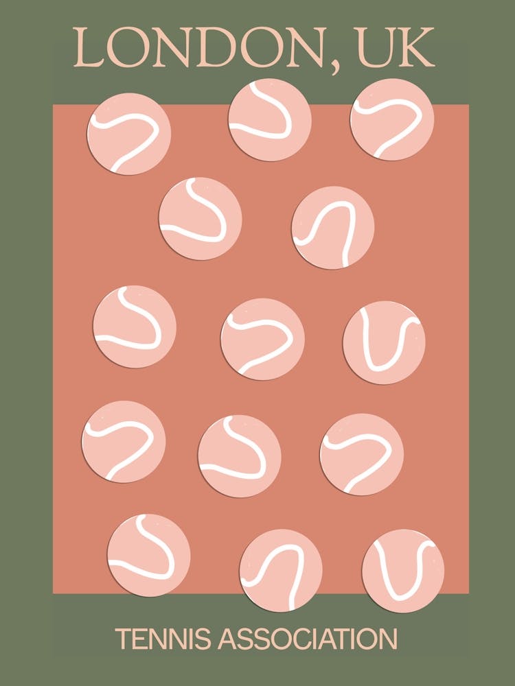 London Tennis Print