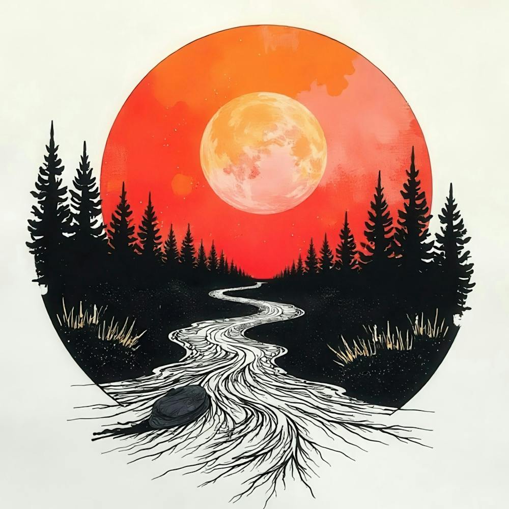 Sunset River 1