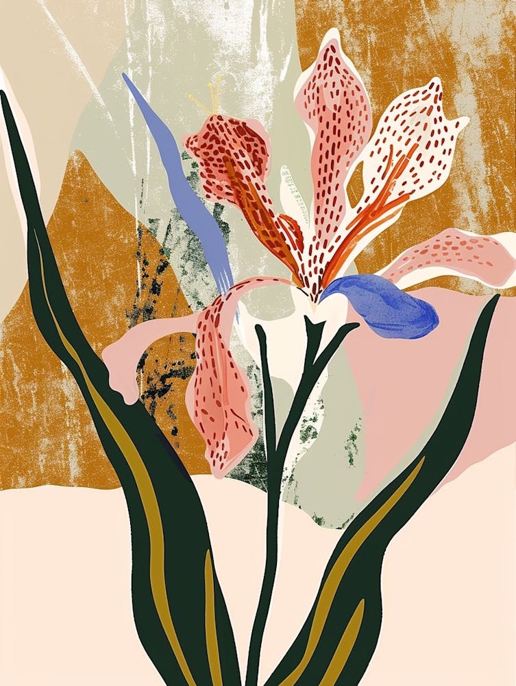 Colourful Flower Illustration Hyacinth 2