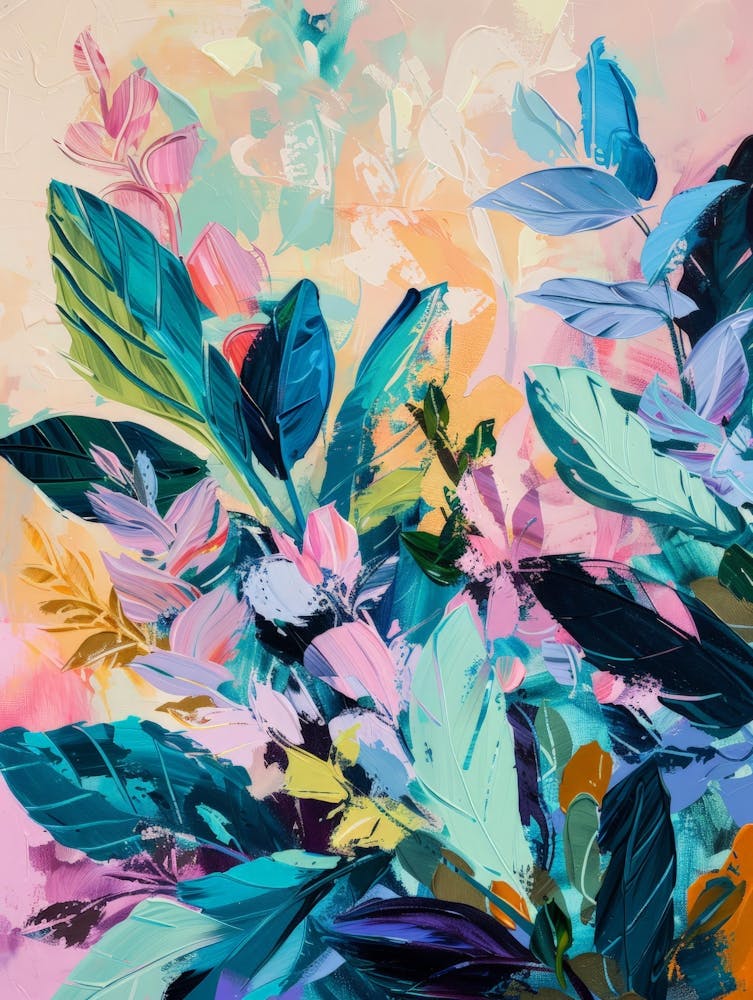 Abstract Floral Painting 8