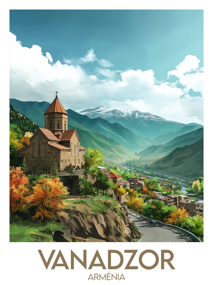 Affiche de voyage Vanadzor