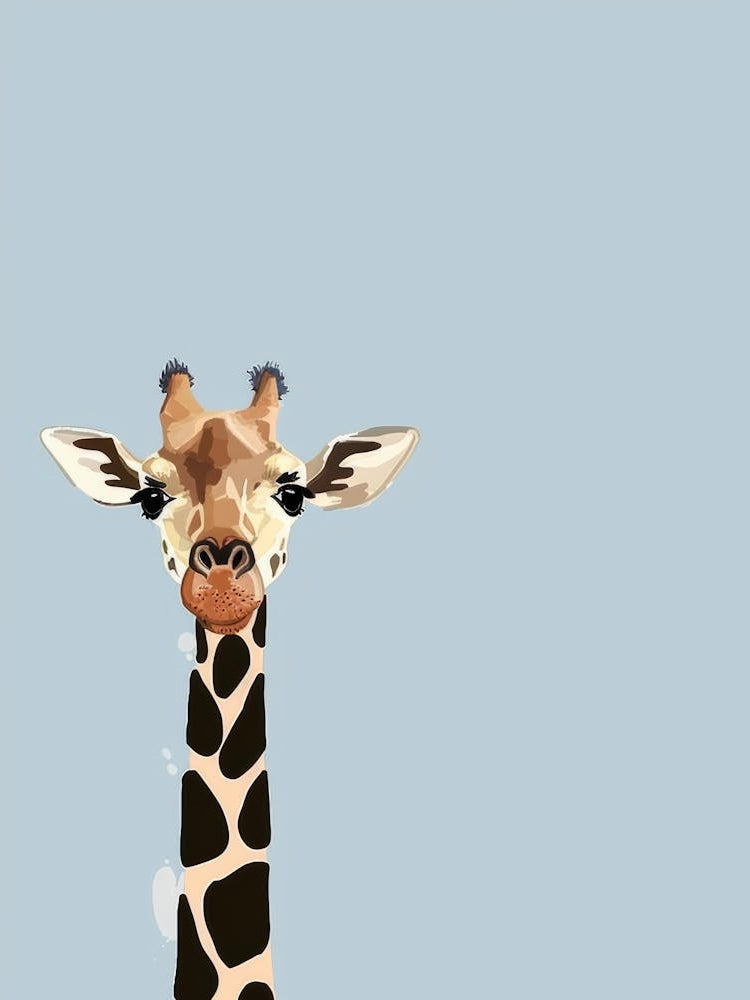 Giraffe Canvas Print 12