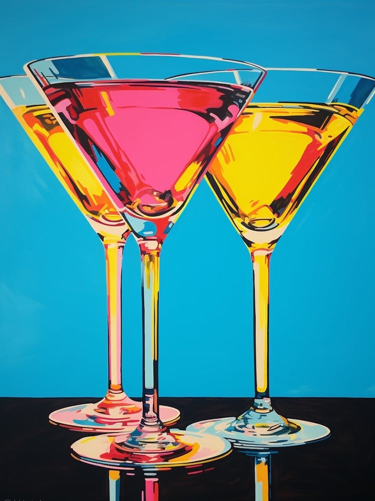 Pop Art Vivid Martini 3