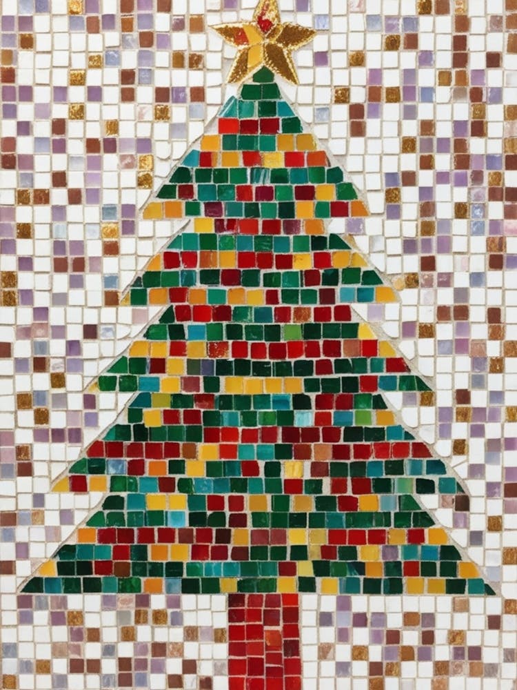 Mosaic Christmas Tree 2