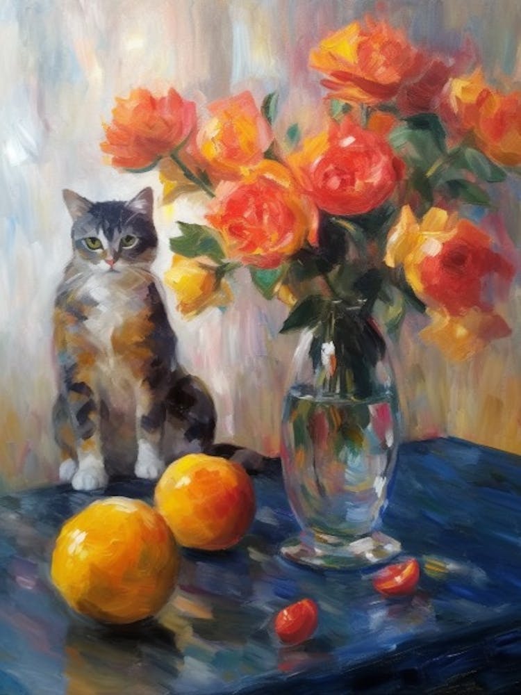 Freesia With A Cat 2