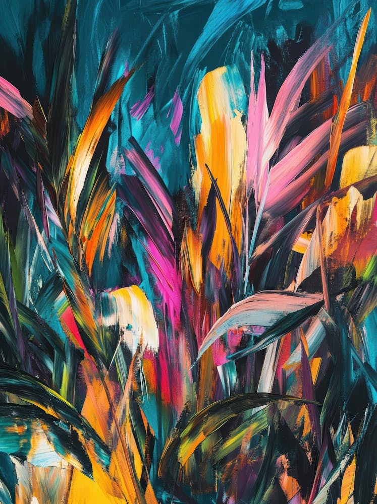 Abstract Of Tropical Plants