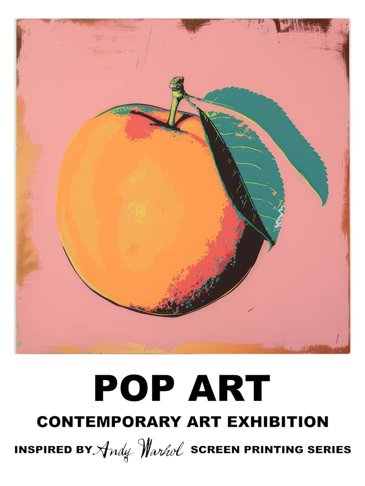 Big Peach Pop Art 2