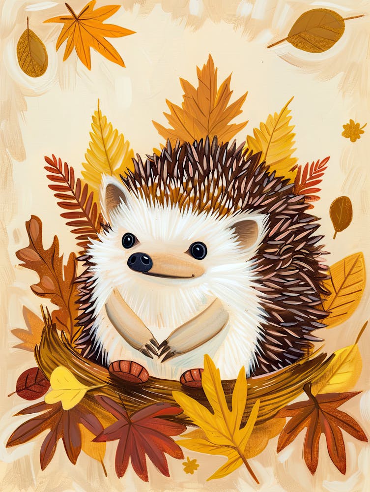 Smiling Forest Wanderer Children Prints & Kids Posters