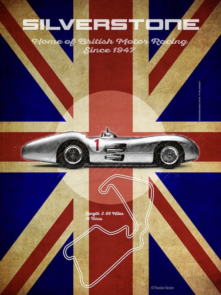 Silverstone MB W196 Streamline Vintage