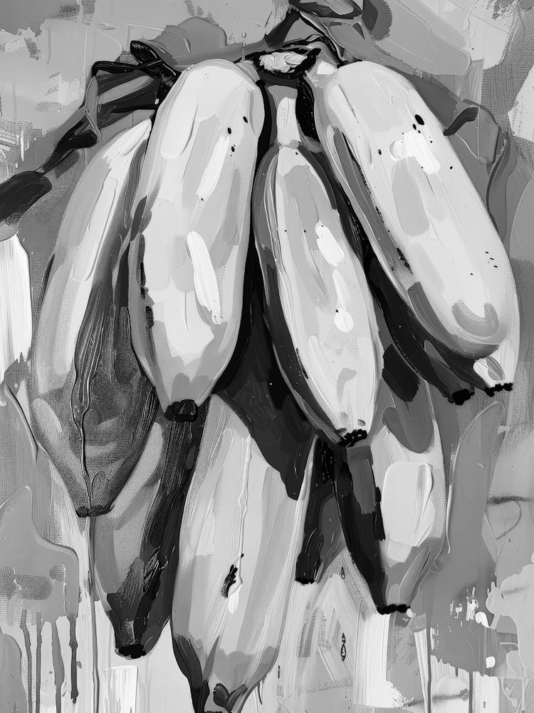 Black And White Bananas