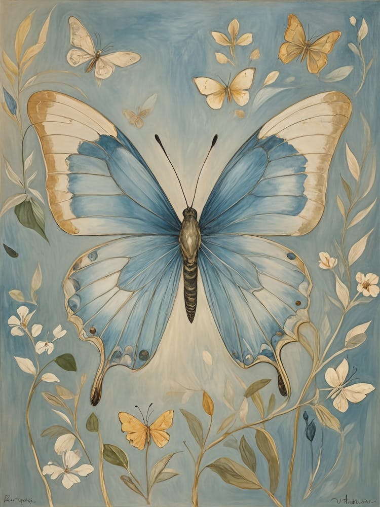 Blue Butterfly no1