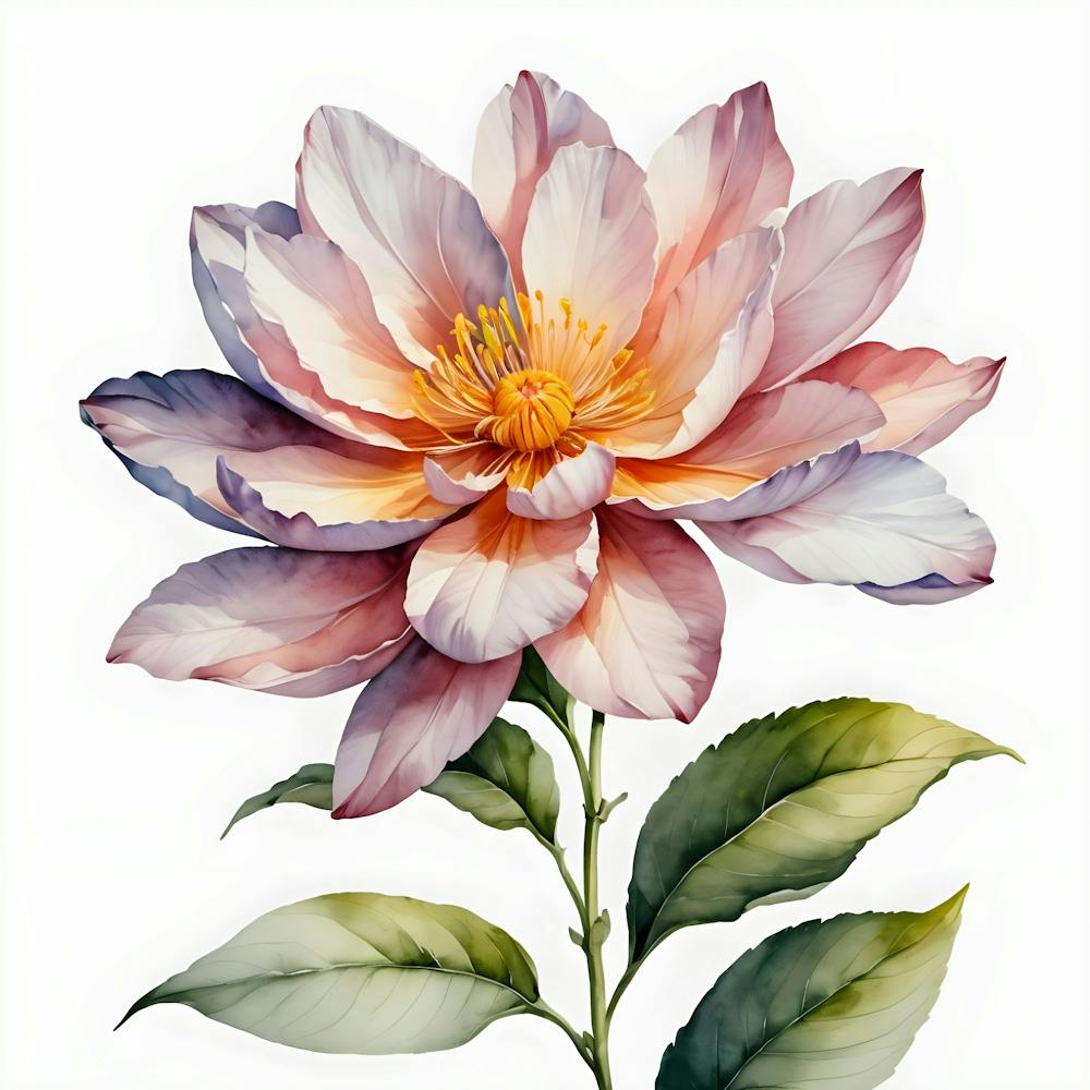 Watercolor Flower Painting