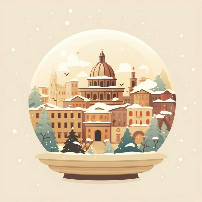 Rome Italy Snowglobe
