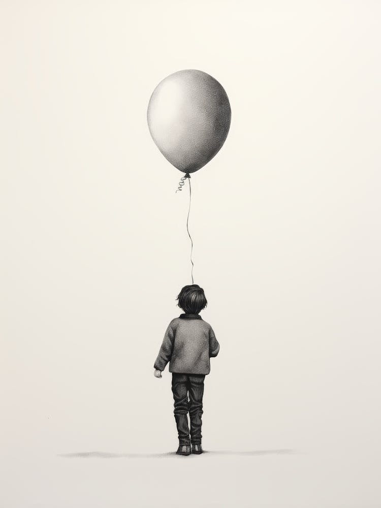 Little Boy With Balloon