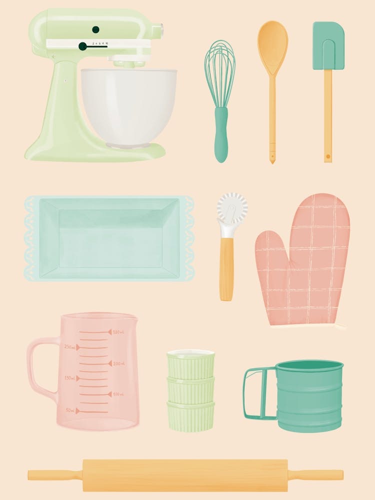 Kitchen Utensils Illustration
