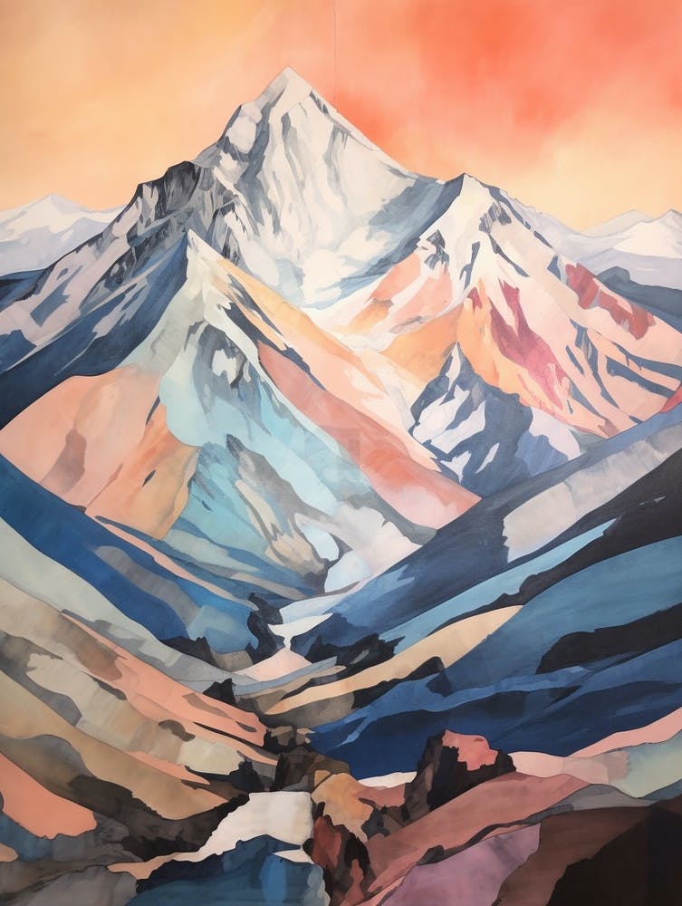 Mount Elbert Usa Mountain Painting