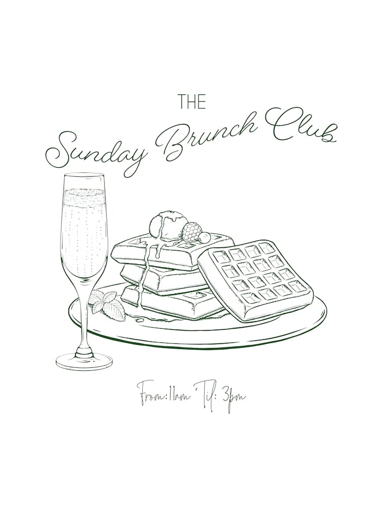 The Sunday Brunch Club - Green 1