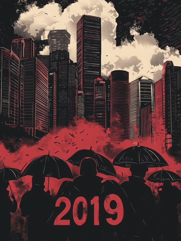 Aihrgdesign A Bold Activist Poster Symbolizing The Hong Kong 3