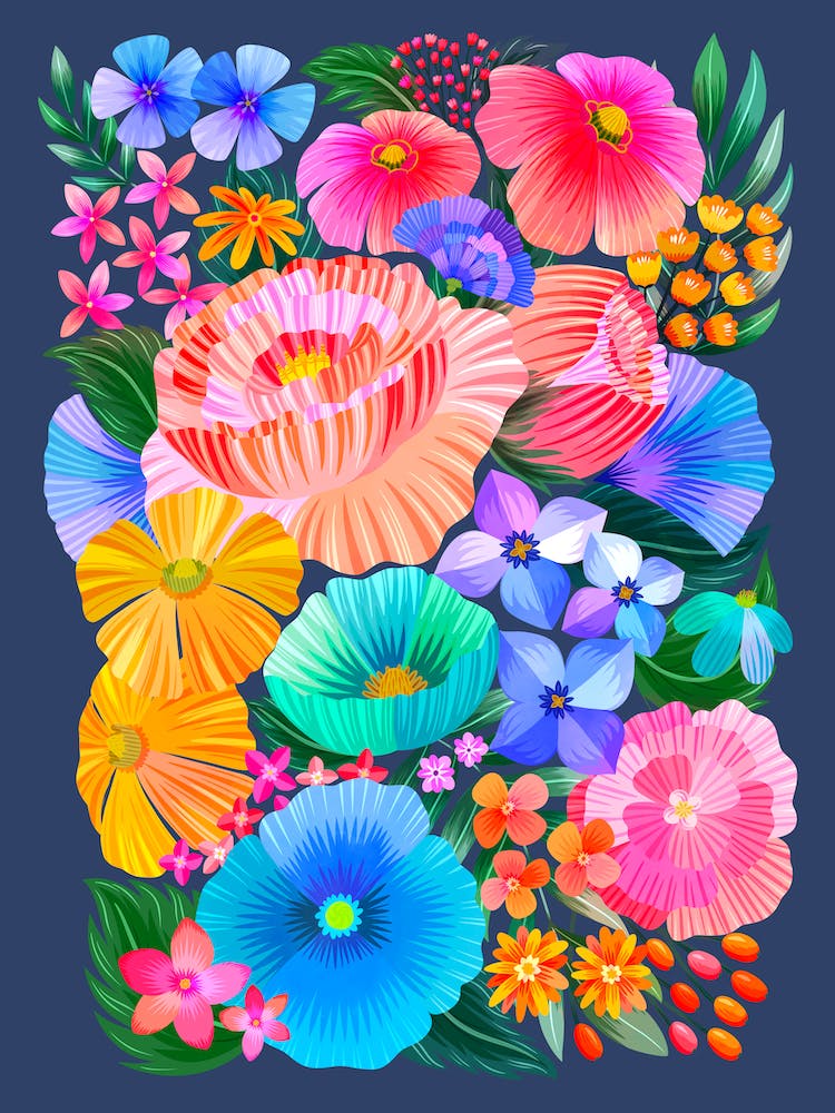 Colorful Flowers 1