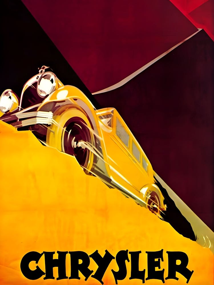 Chrysler, Vintage Advertising Poster