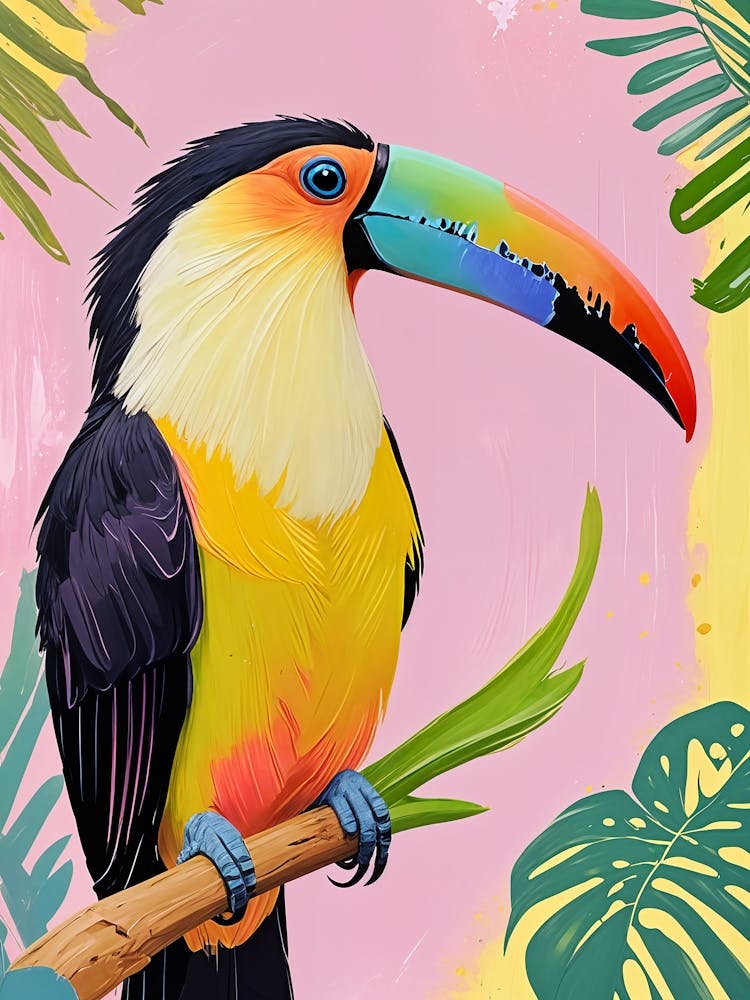 Tropischer Regenbogen-Tukan Nr. 3