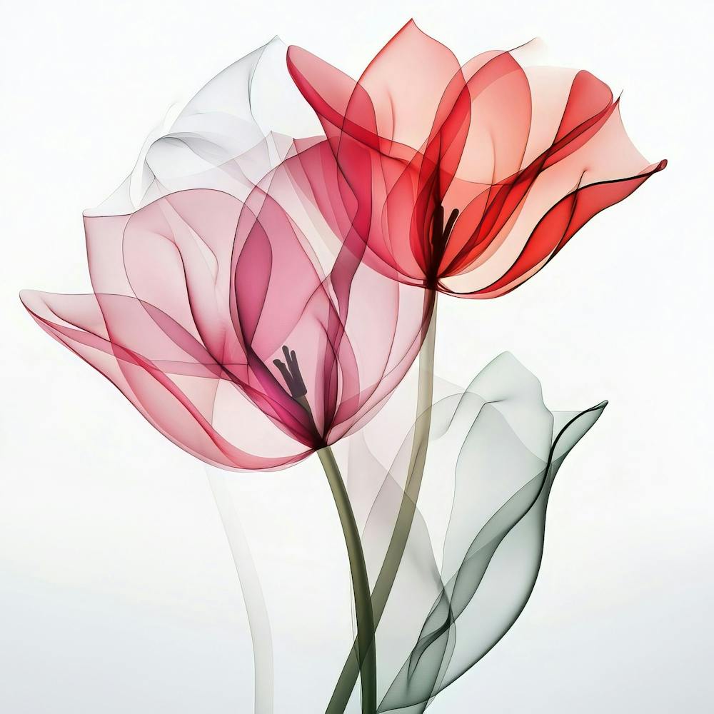 Pastel X Ray Icm Flowers 15 1