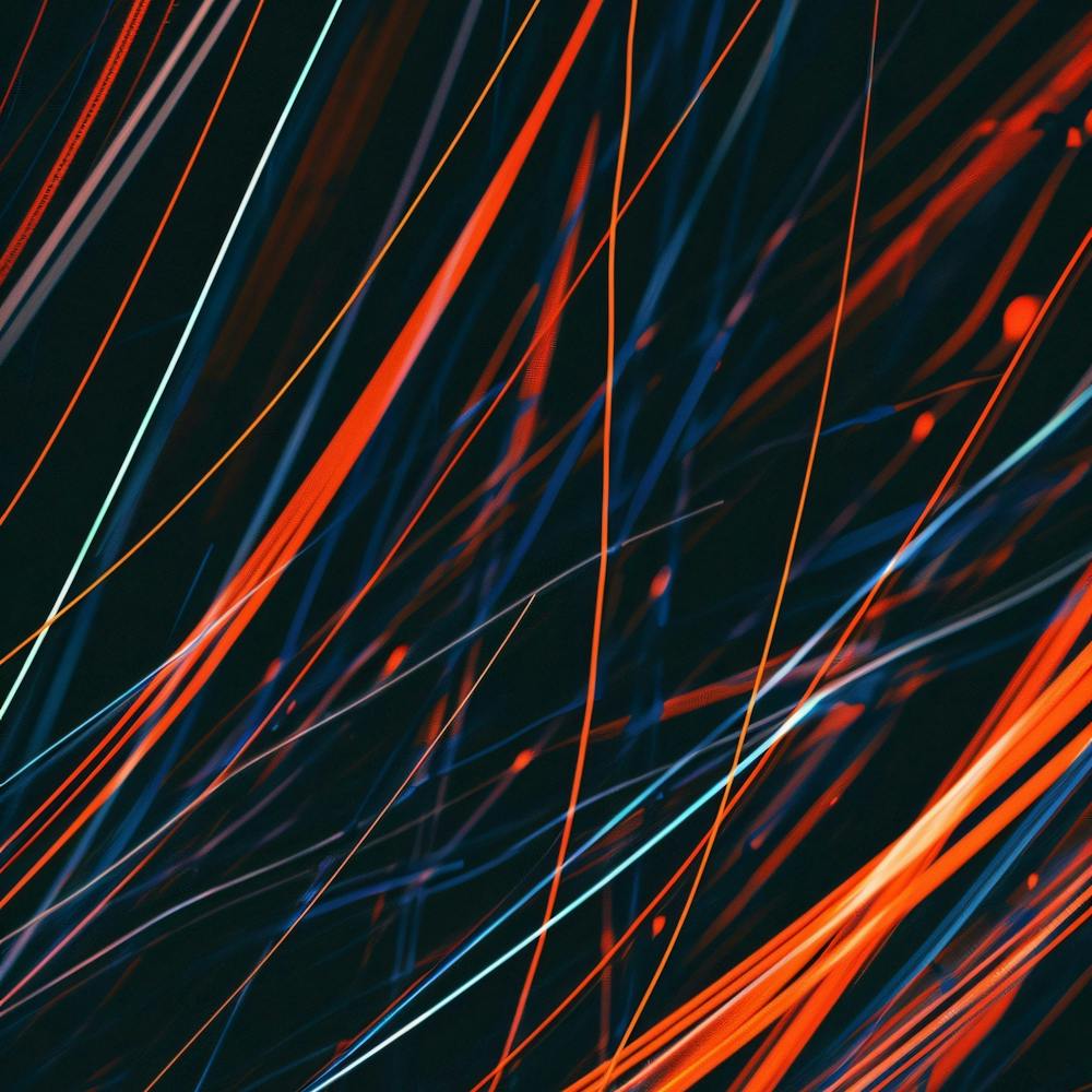 Abstrakte Lichtlinien 3
