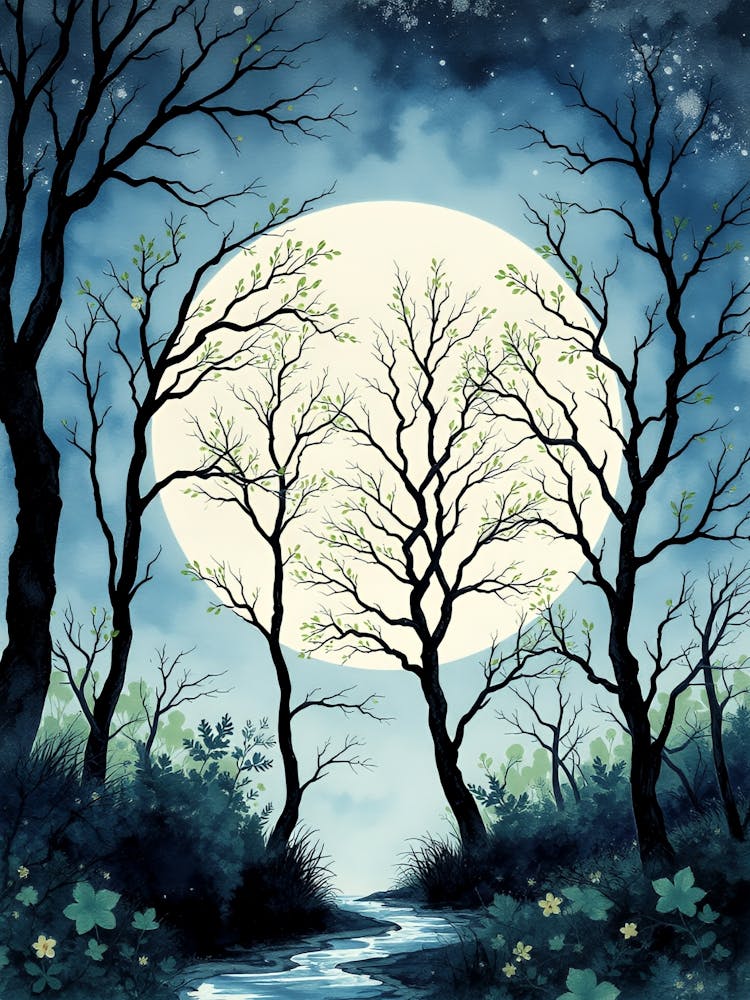 Full Moon In The Forest 7
