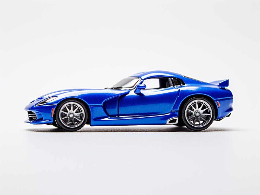 Toy Car Dodge Viper Blue