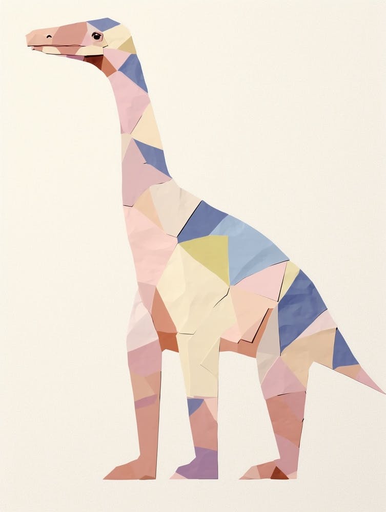 Nursery Dinosaur Art Lesothosaurus 2